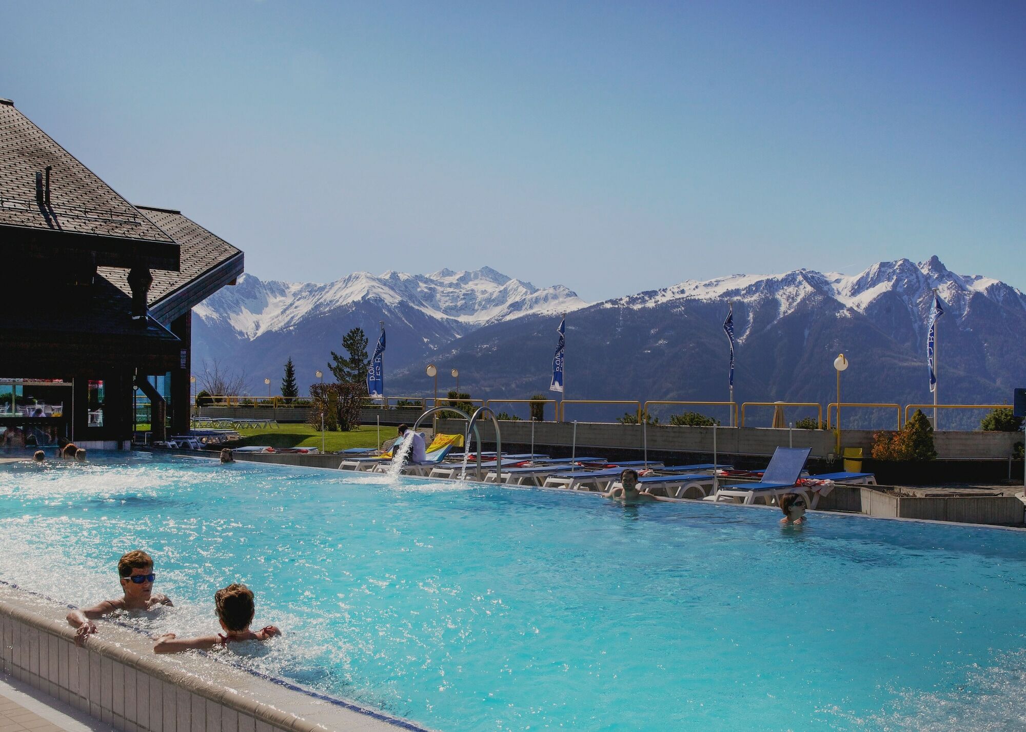 Hotel Les Bains D'Ovronnaz Eksteriør billede