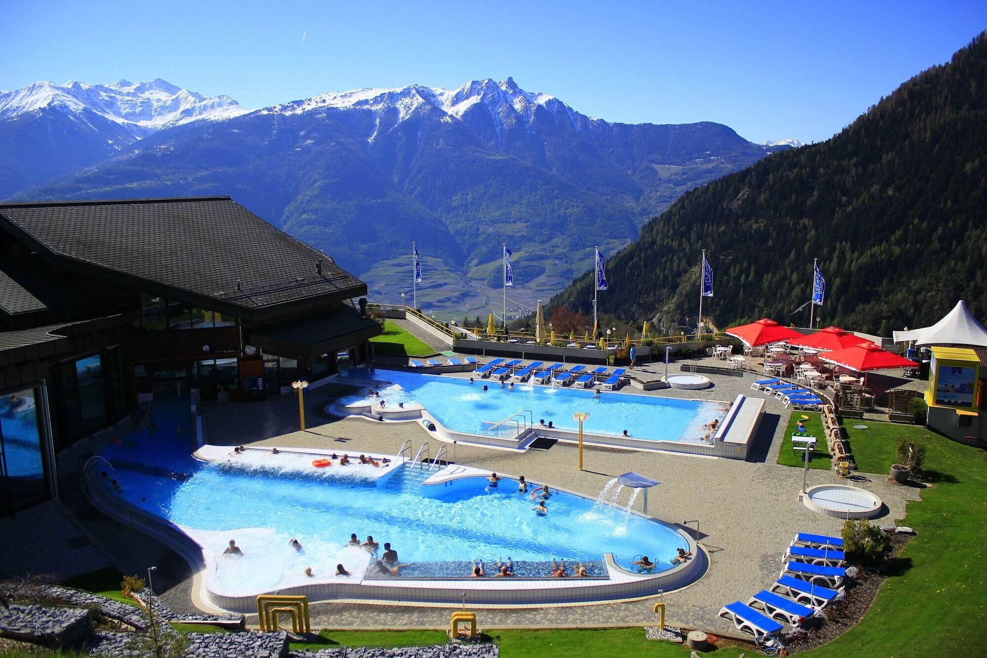 Hotel Les Bains D'Ovronnaz Eksteriør billede
